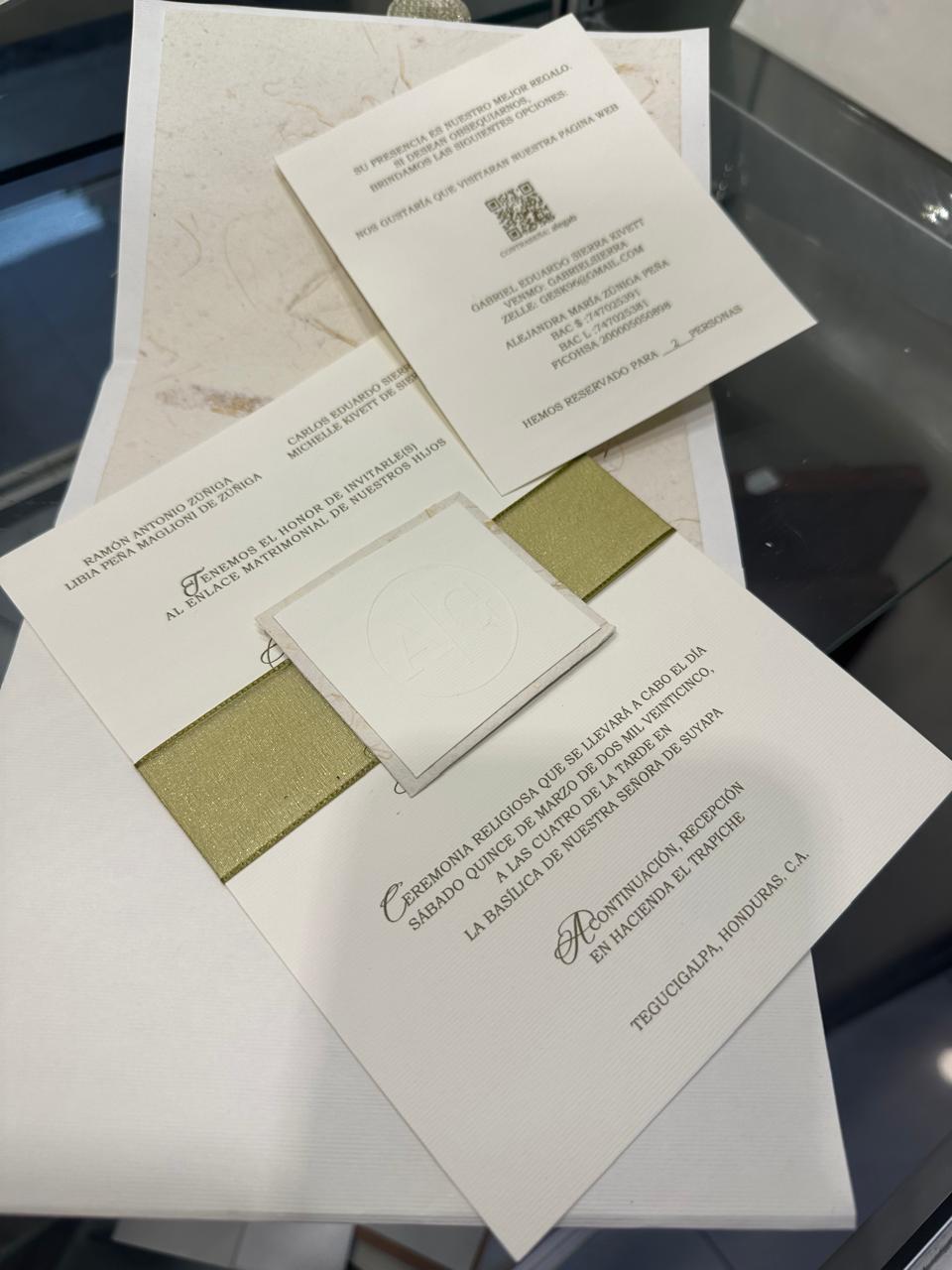Tarjetas de boda Ecologicas