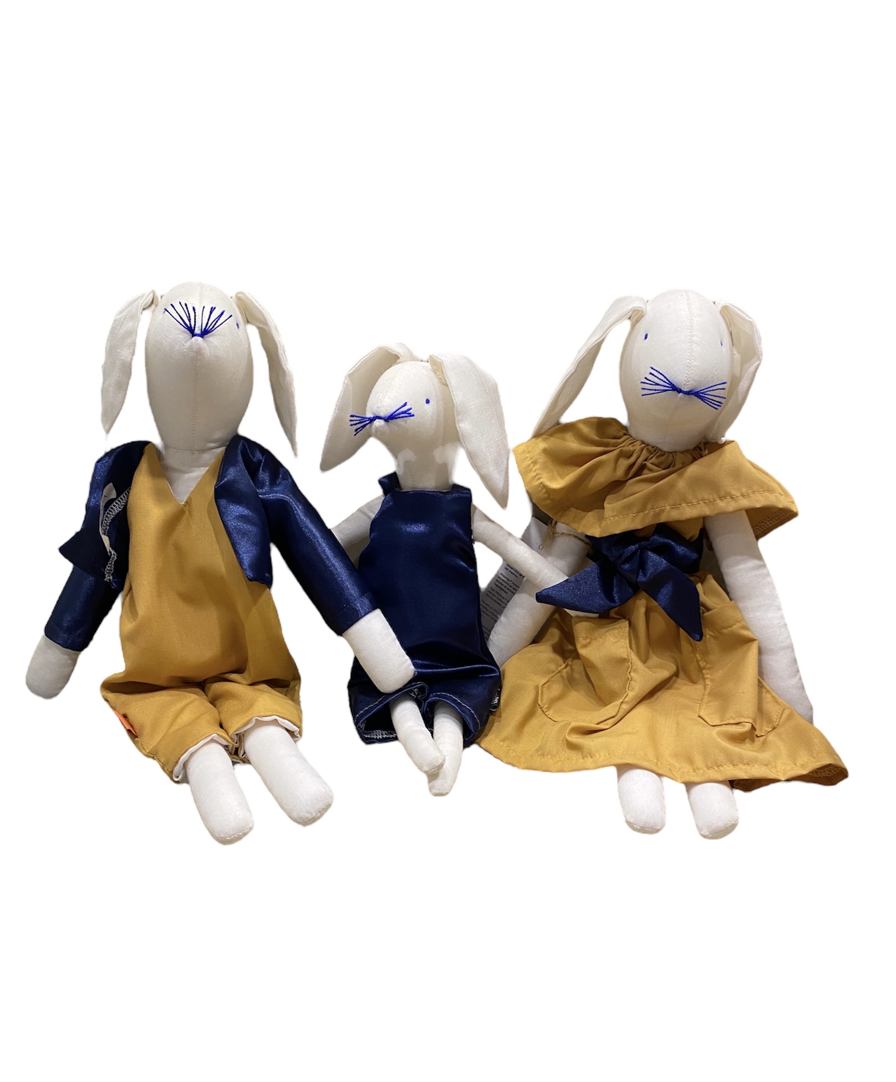 Peluches con tela garifuna